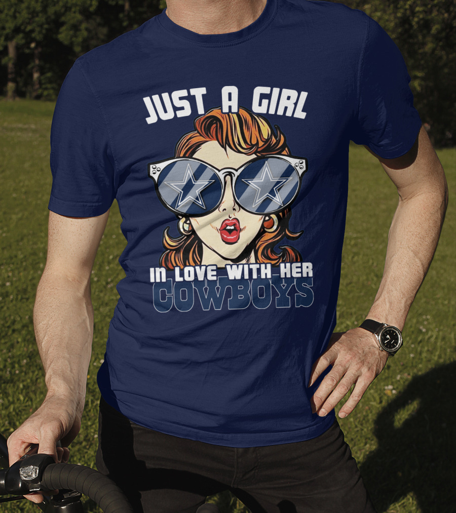Just A Girl In Love With Her Cowboys T-Shirt