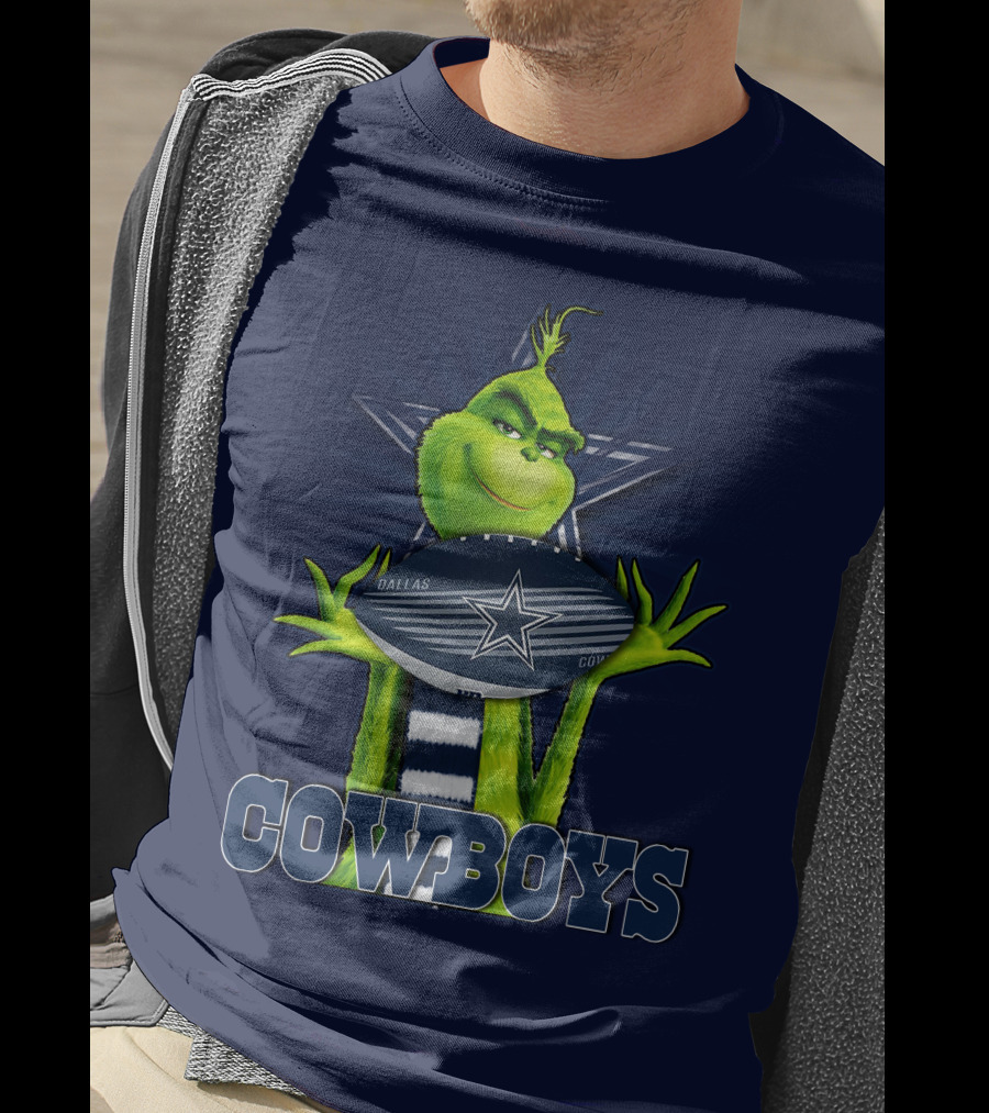 Grinch Dallas Cowboys Football T-Shirt