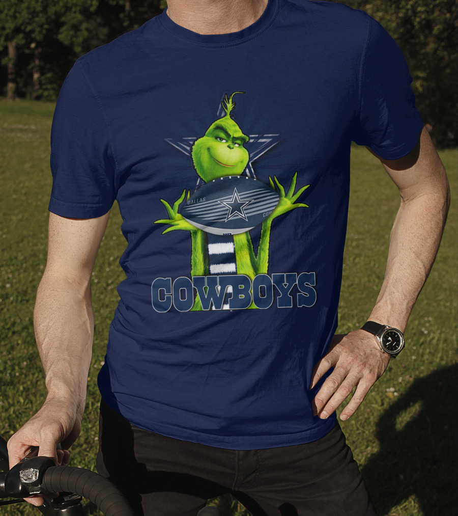Grinch Dallas Cowboys Football T-Shirt