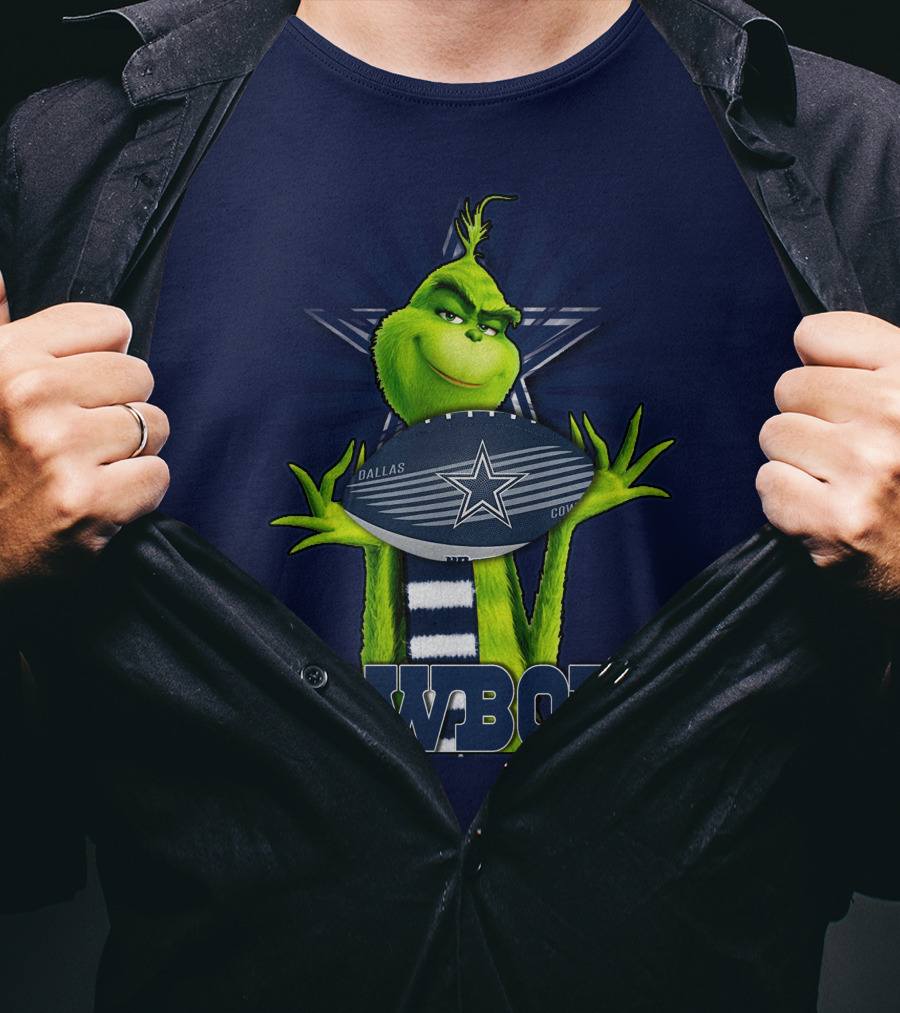 Grinch Dallas Cowboys Football T-Shirt
