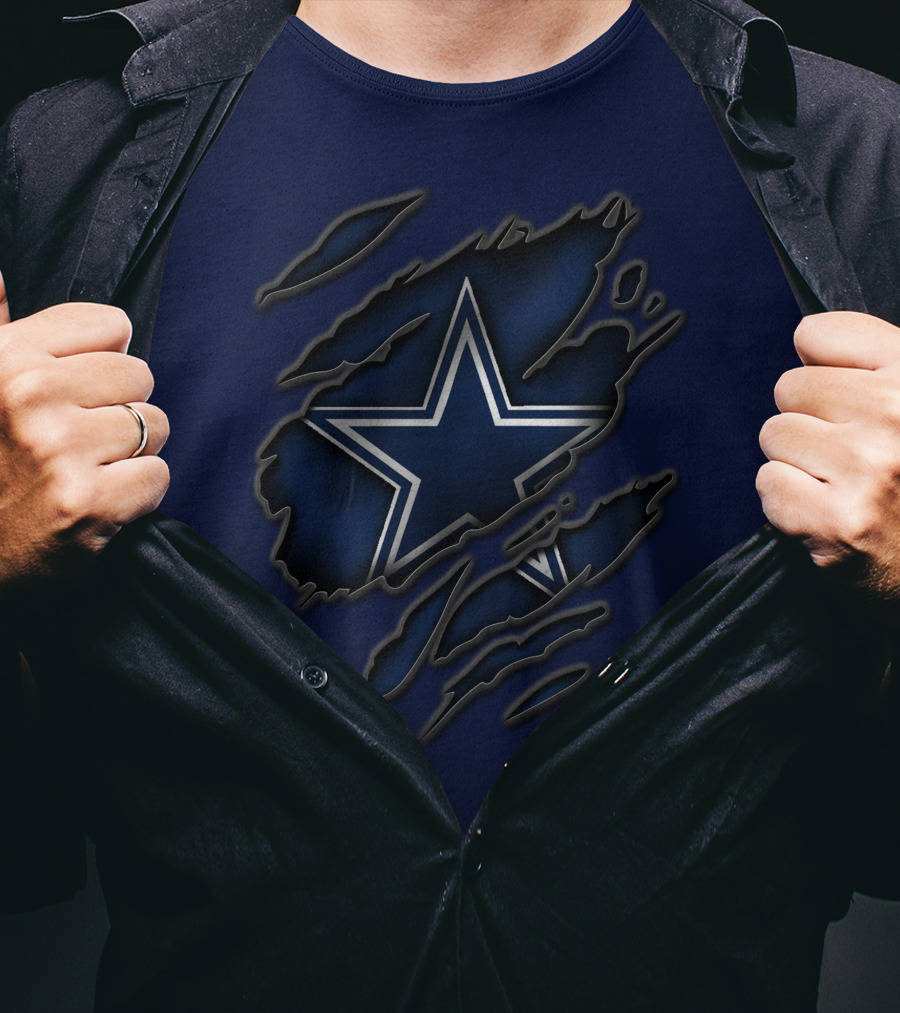 Torn Dallas Cowboys Star T-Shirt