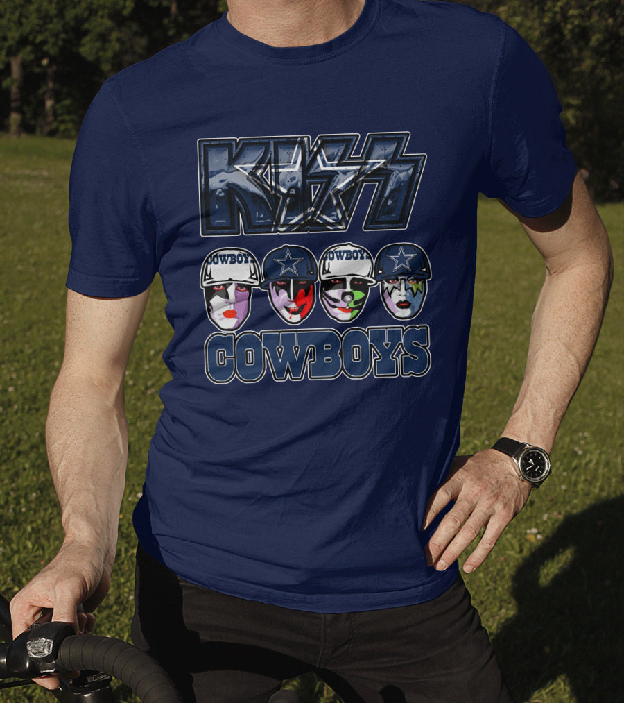 KISS Dallas Cowboys NFL Facepaint T-Shirt
