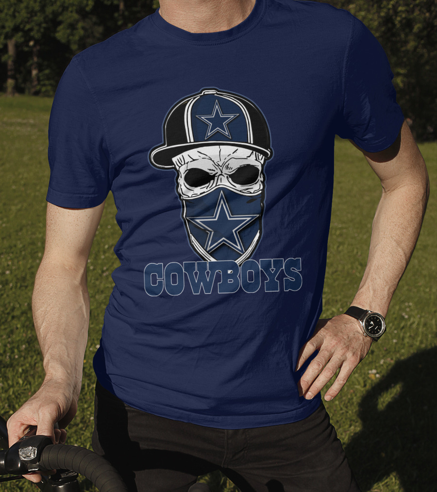 Cowboys Skull Star Hat T-Shirt