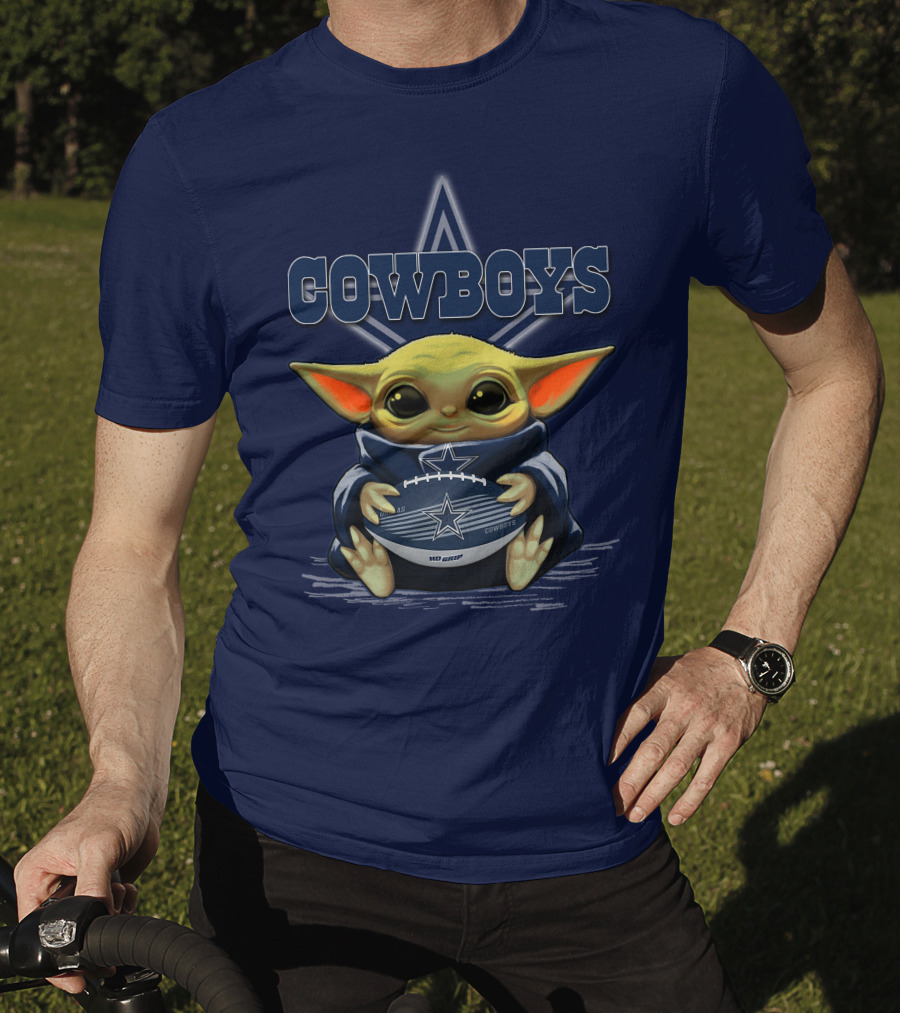 Yoda Cowboys Football Star Wars Dallas Fan Gear T-Shirt