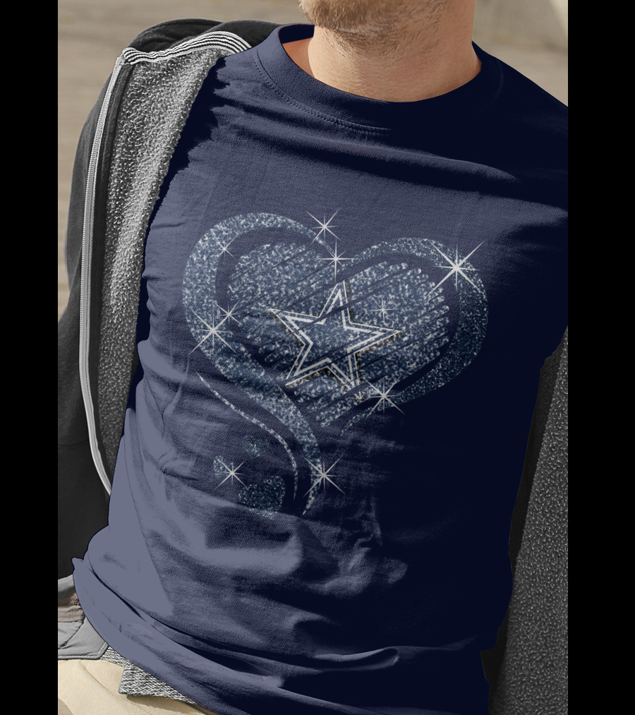 Heart Diamond Star DALLAS COWBOYS T-Shirt