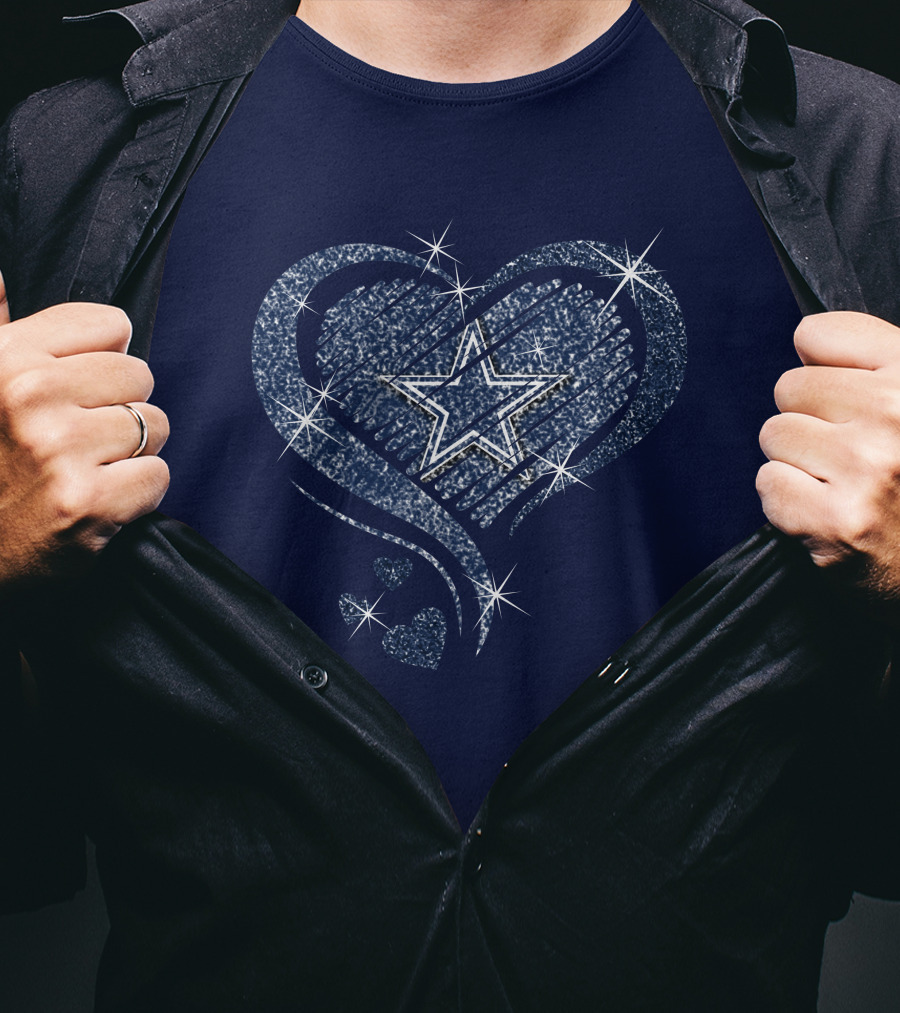 Heart Diamond Star DALLAS COWBOYS T-Shirt