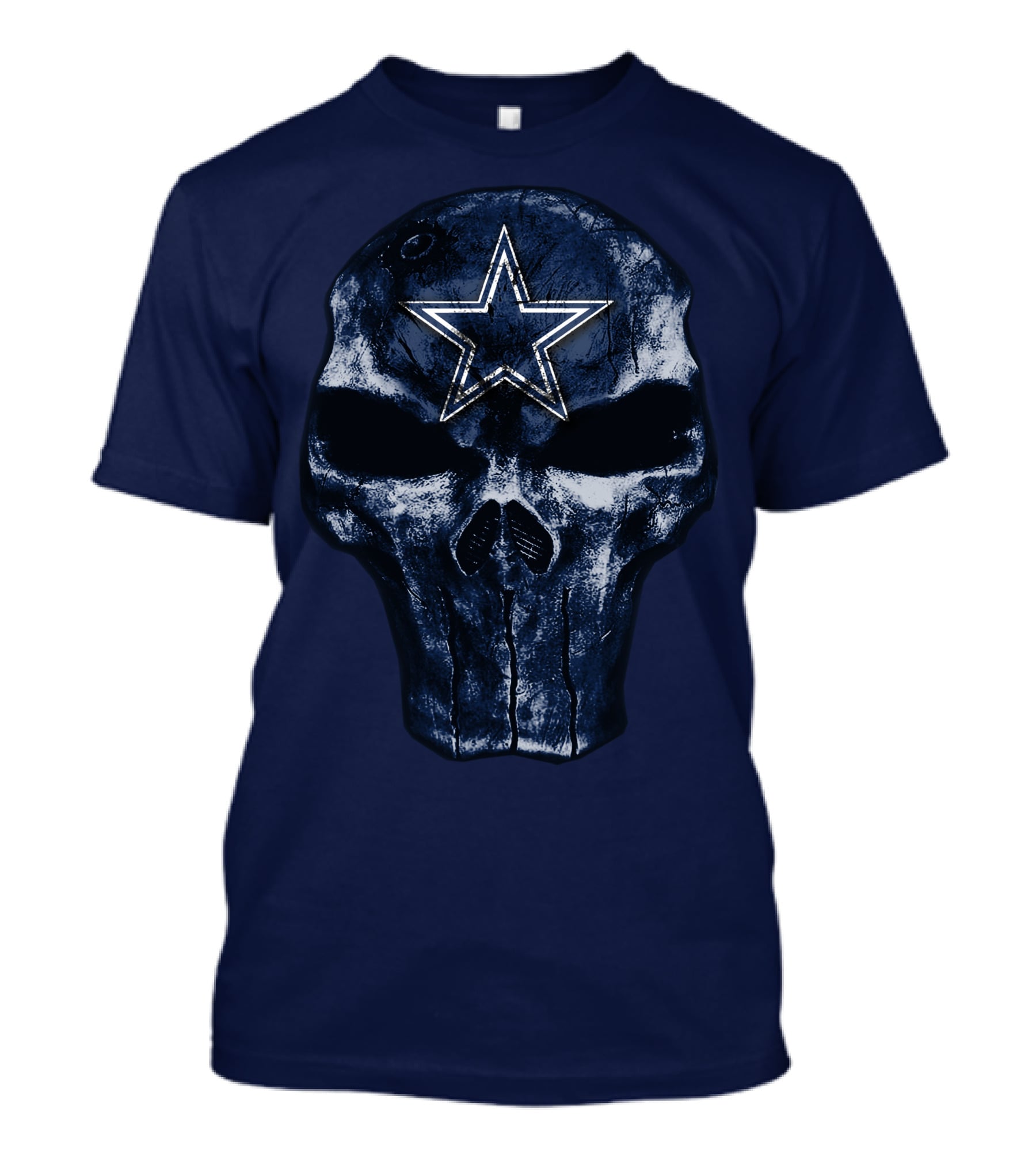 Dallas Cowboys Skull Star Emblem T-Shirt