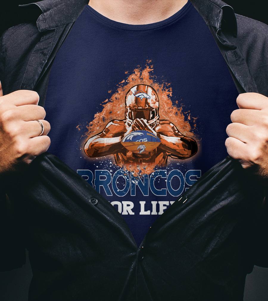 Broncos For Life Denver Broncos T-Shirt