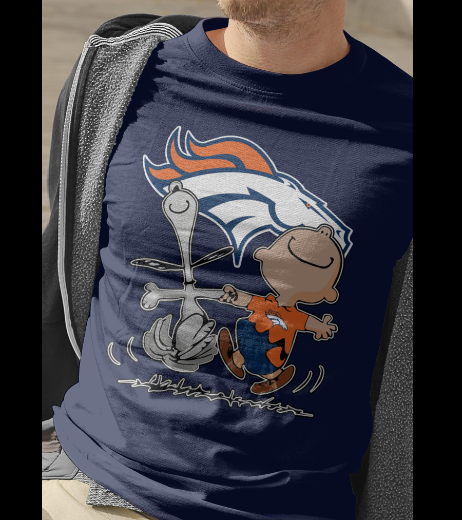 Denver Broncos Dancing Characters T-Shirt