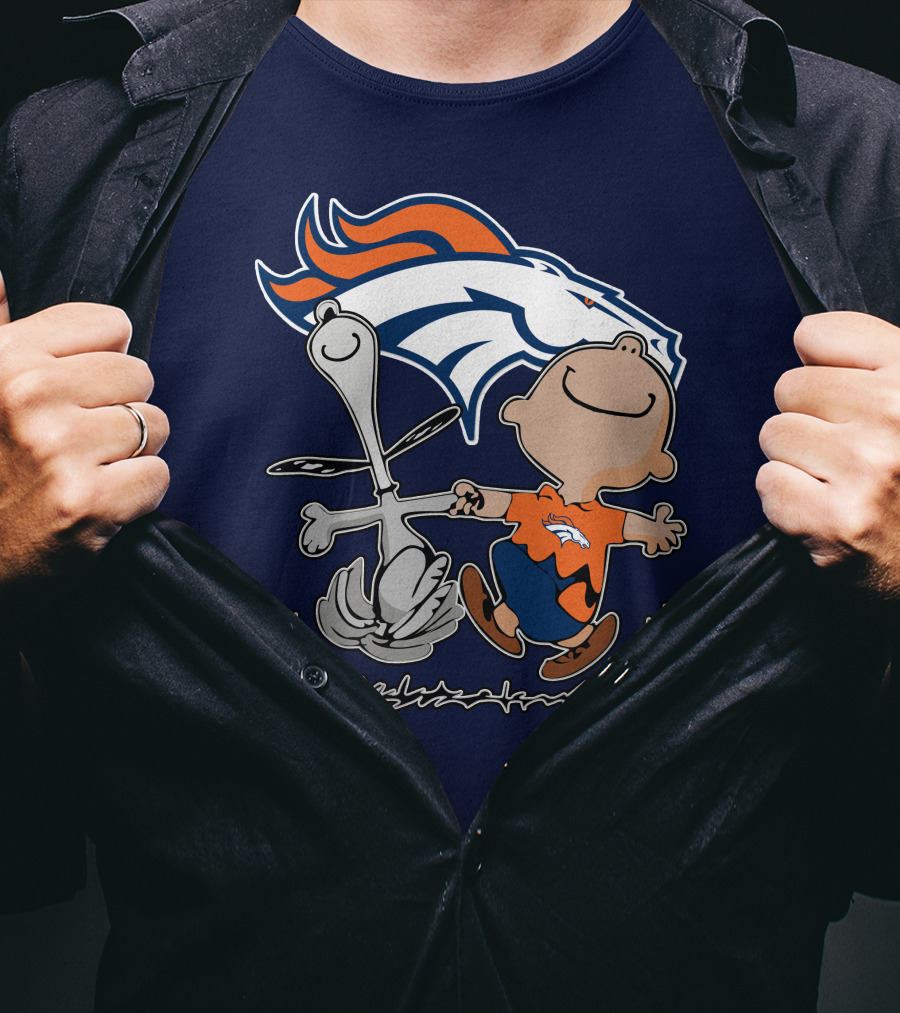 Denver Broncos Dancing Characters T-Shirt