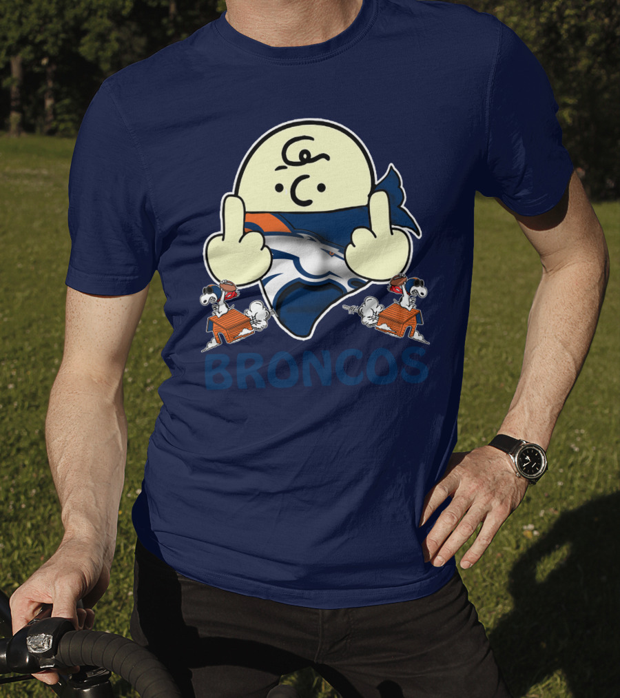 Denver Broncos 28 Iconic Cartoon Characters And Football Team T-Shirt