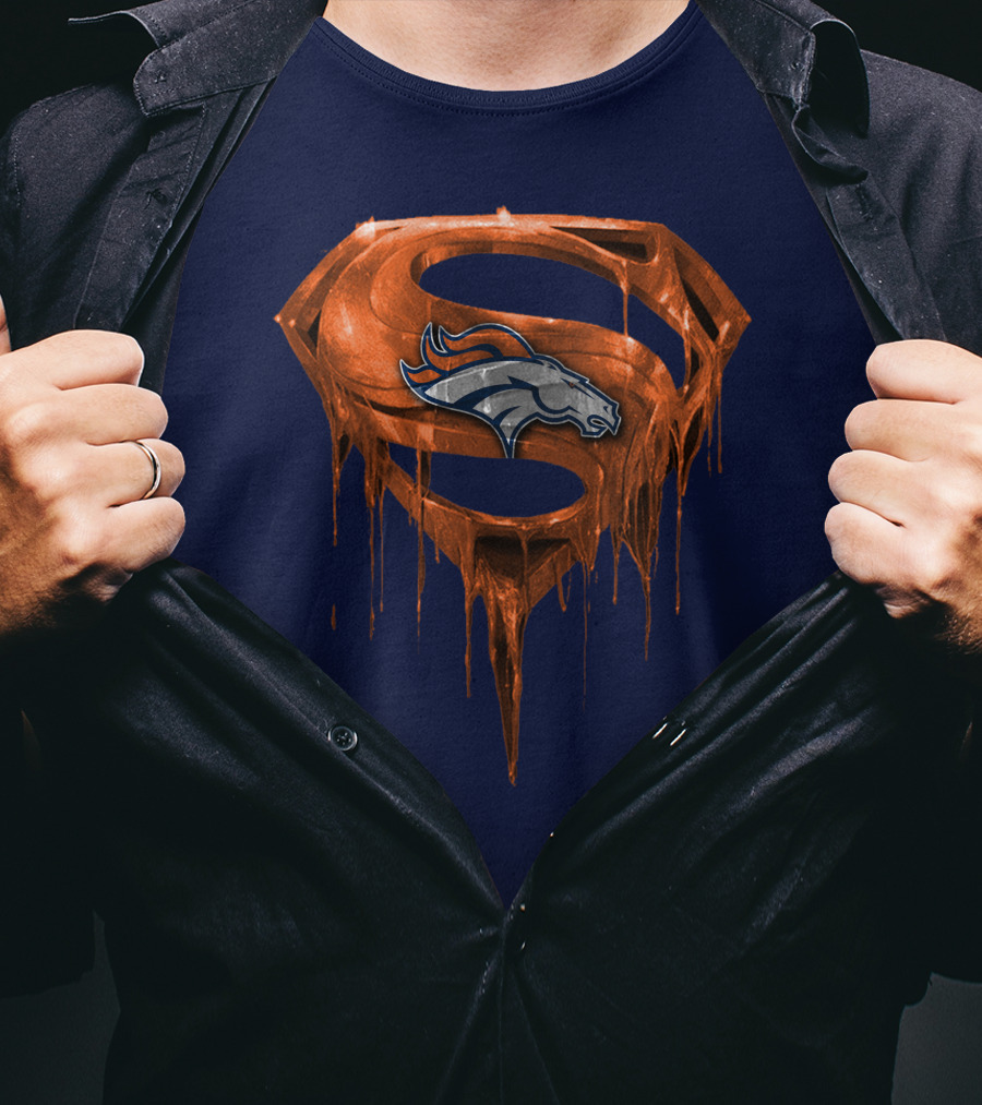 Superman Denver Broncos Fusion T-Shirt