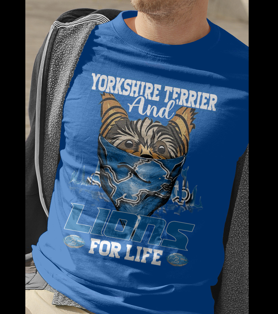 Yorkshire Terrier And Lions For Life T-Shirt