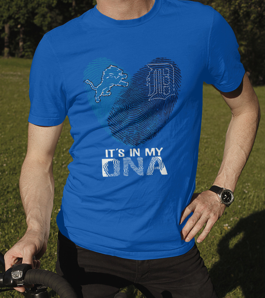 Detroit Lions Heart It's In My Dna T-Shirt