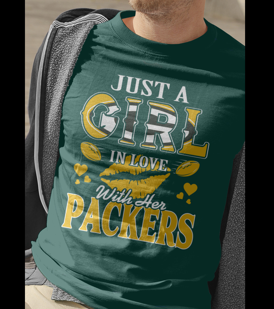 Just A Girl In Love With Her Packers T-Shirt
