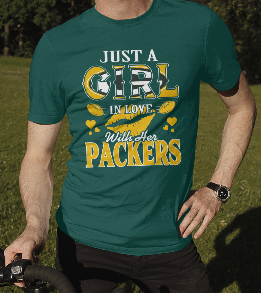 Just A Girl In Love With Her Packers T-Shirt