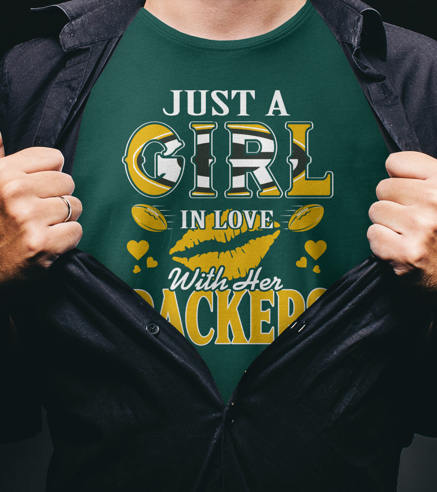 Just A Girl In Love With Her Packers T-Shirt