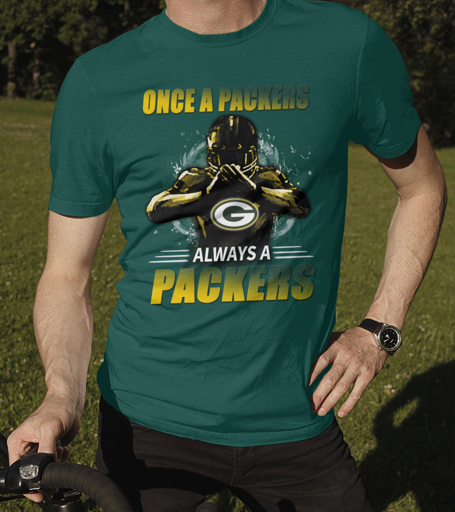 Once A Packers Always A Packers Green Bay Packers 38 T-Shirt