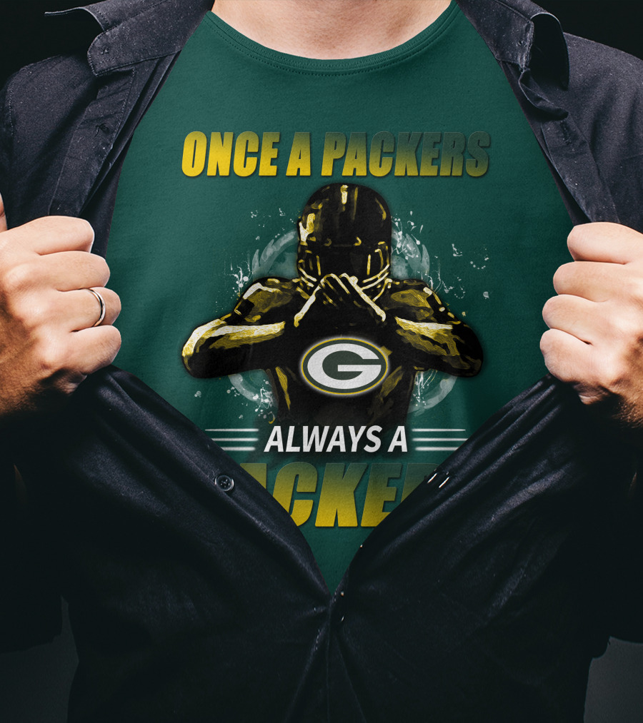Once A Packers Always A Packers Green Bay Packers 38 T-Shirt