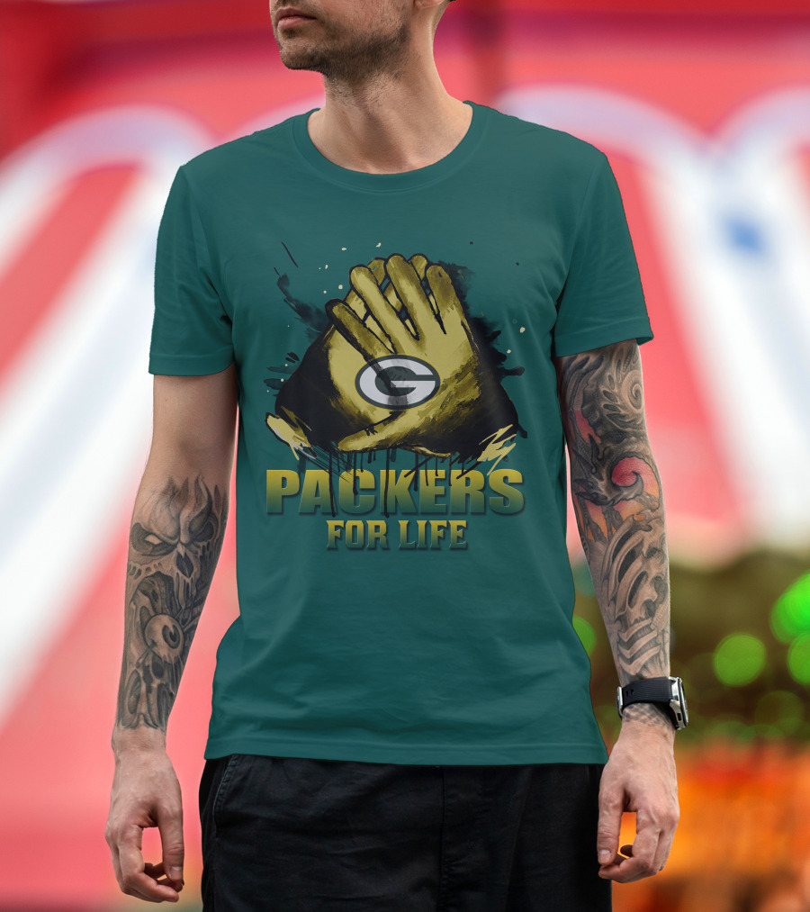 Packers For Life Green Bay Packers T-Shirt