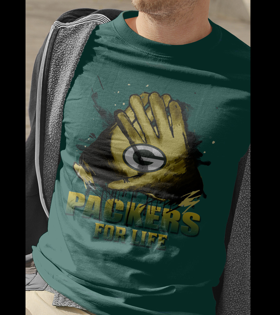Packers For Life Green Bay Packers T-Shirt
