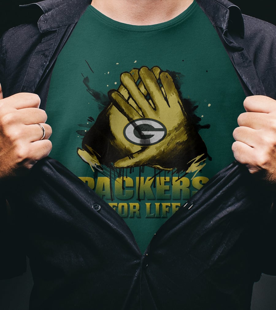 Packers For Life Green Bay Packers T-Shirt