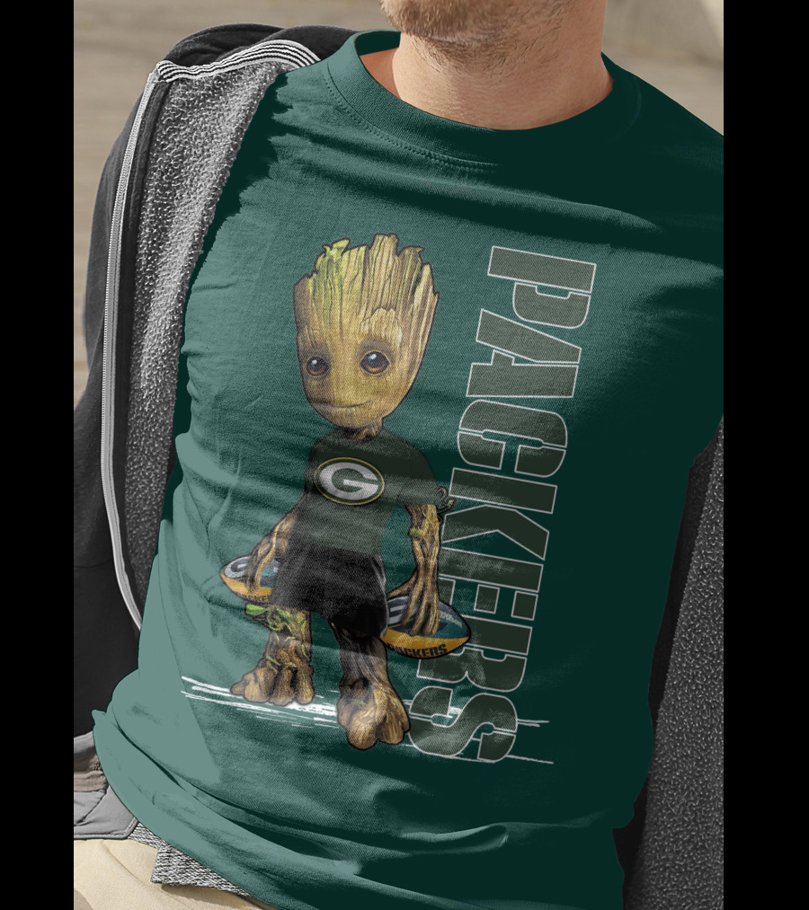 Groot Green Bay Packers Football Fan T-Shirt