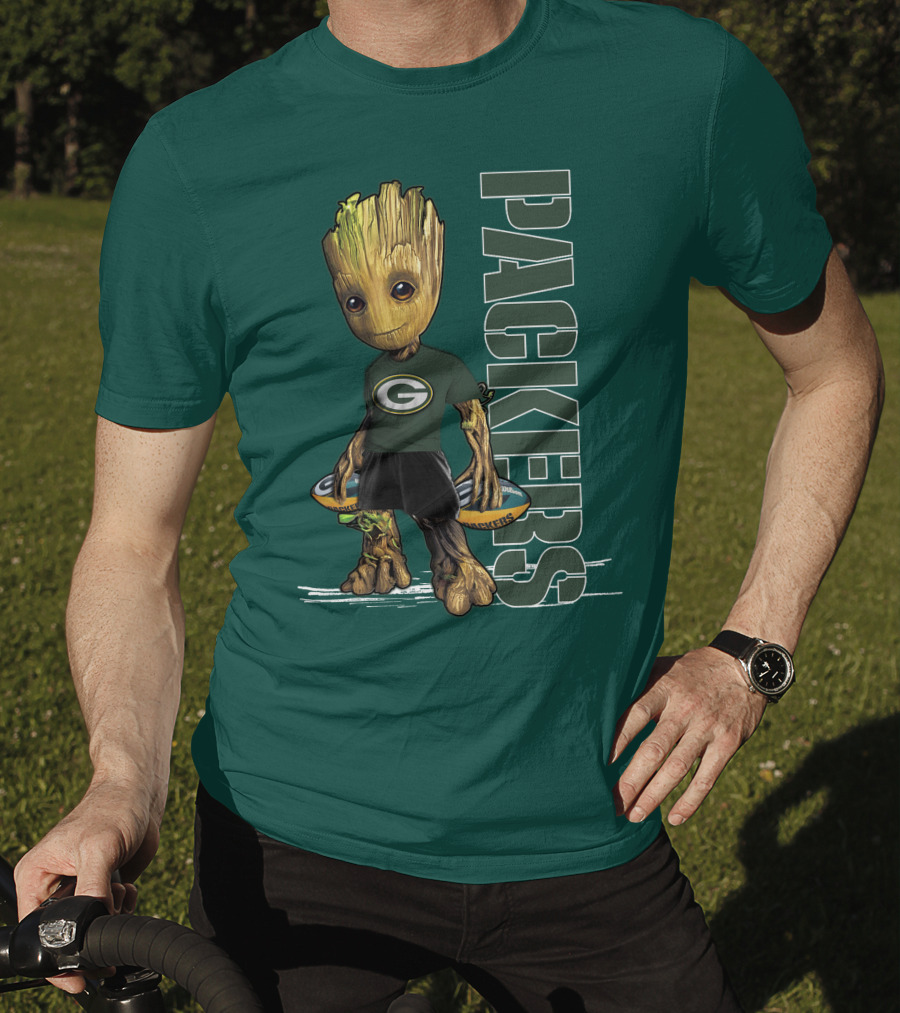 Groot Green Bay Packers Football Fan T-Shirt