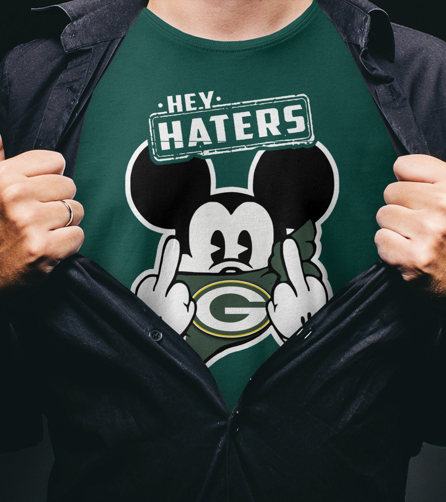 Hey Haters Mick Green Bay Packers T-Shirt