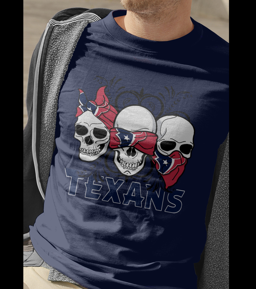 Texans Skull Trio Bandana T-Shirt