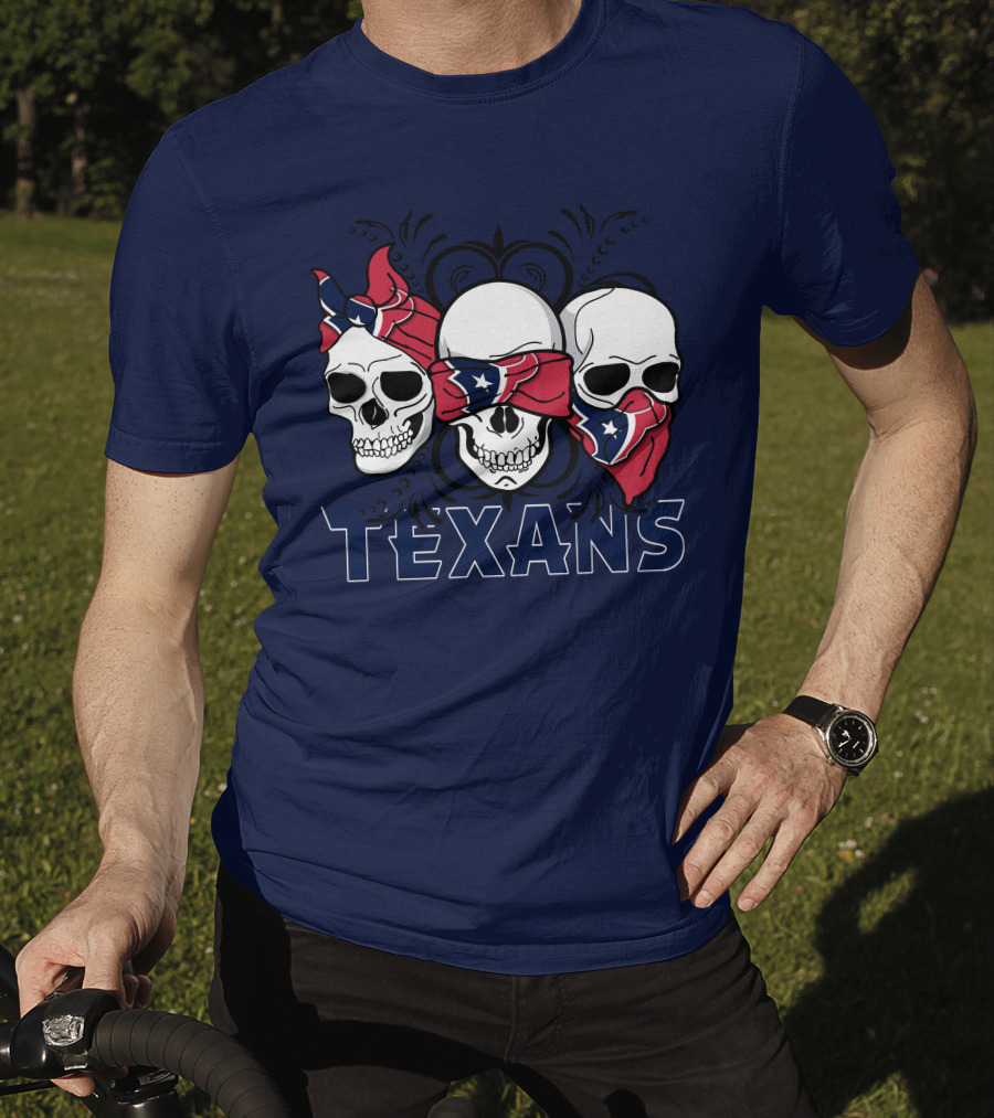 Texans Skull Trio Bandana T-Shirt