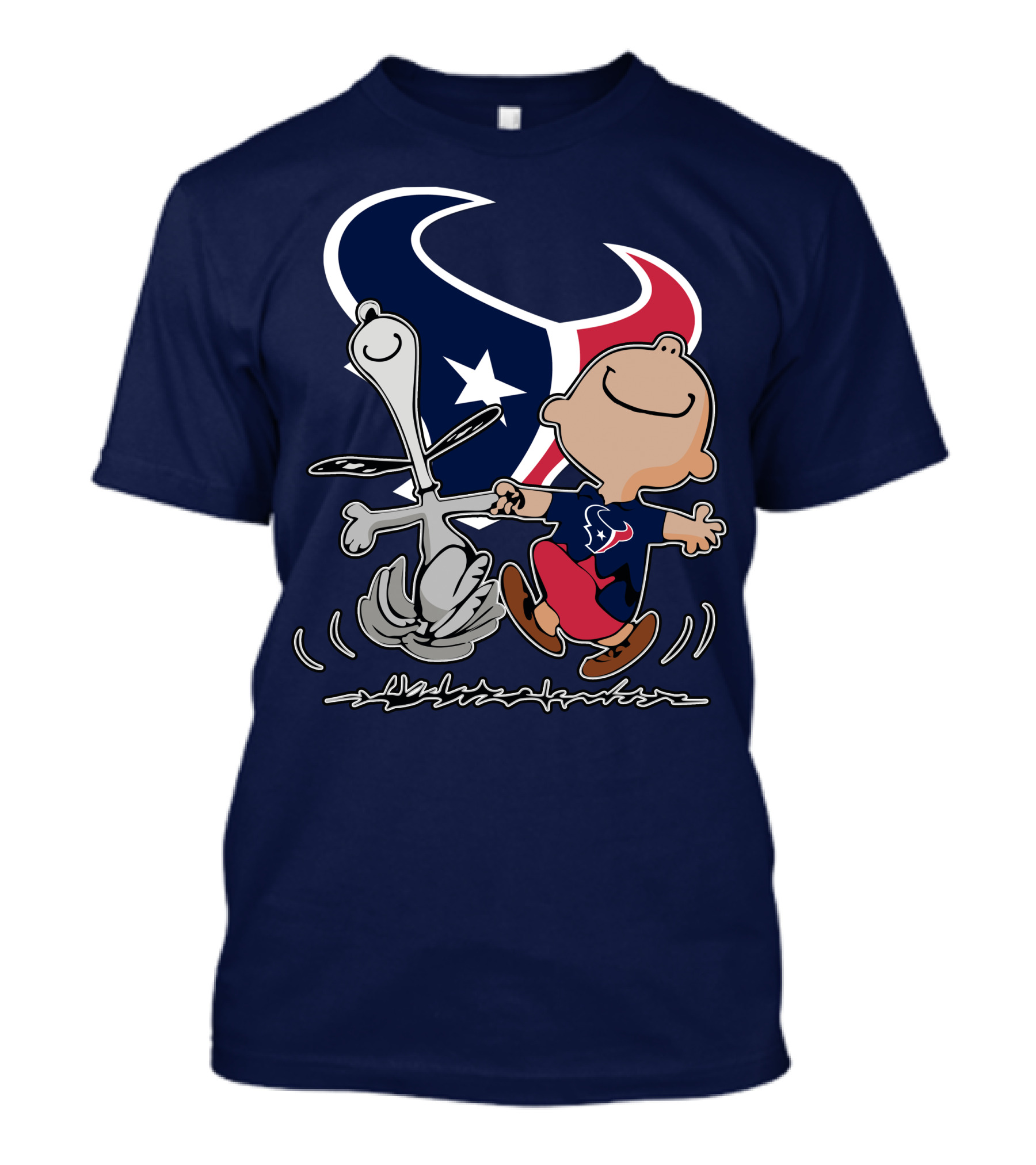Houston Texans Snoopy And Friends Dance Vui Lòng Không Dùng Peanυts Này T-Shirt