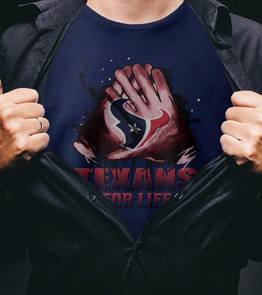 Texans For Life Houston 47 T-Shirt