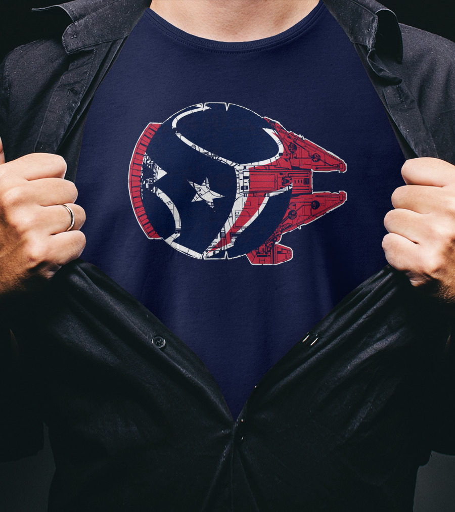 Houston Texans 76 Starship Tribute T-Shirt