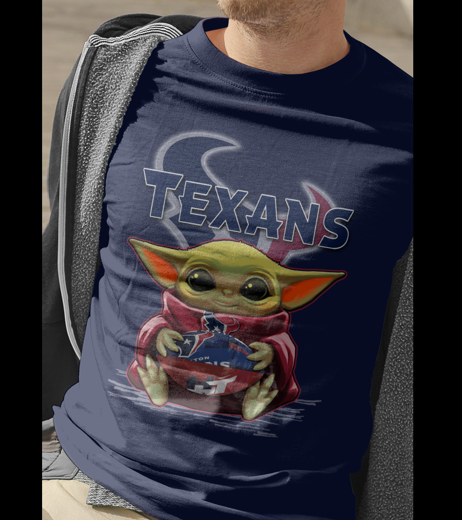 Yoda Texans Football Houston HT T-Shirt