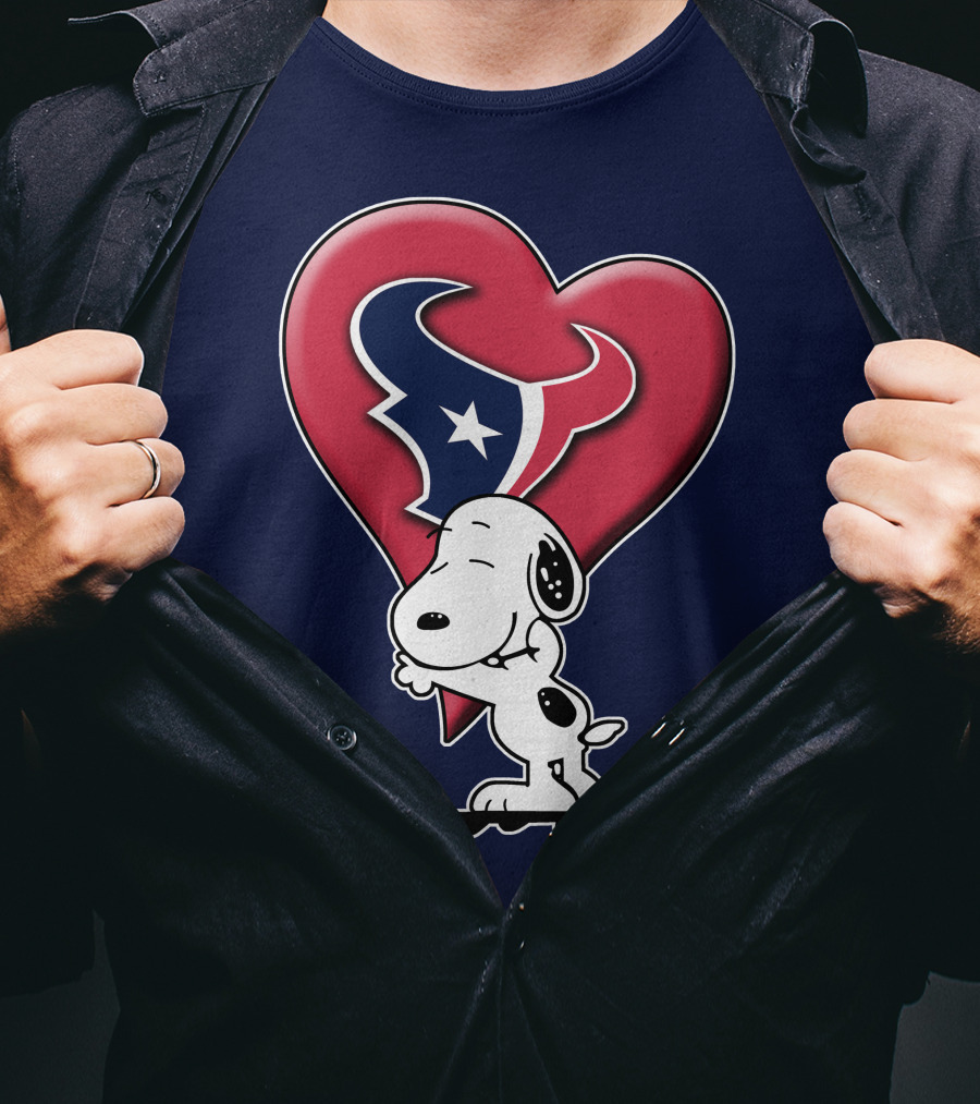 Snp Houston Texans Heart Embrace T-Shirt