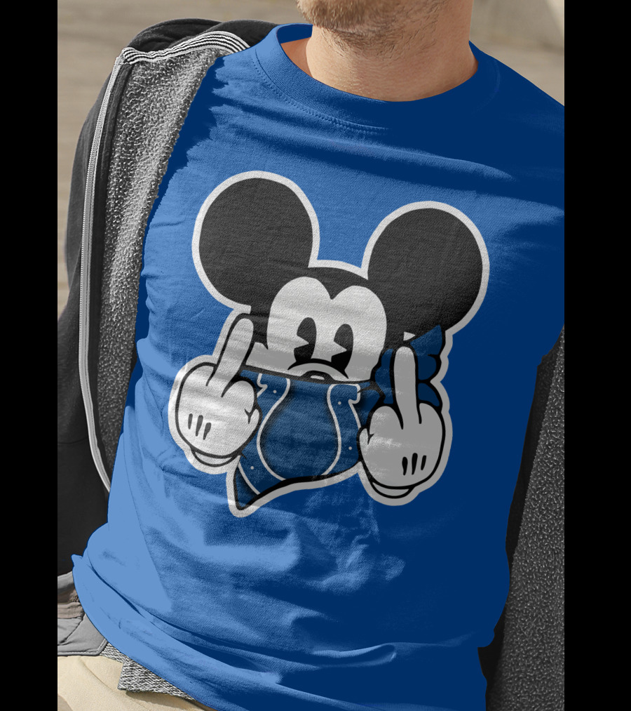 Mickey Mouse Indianapolis Colts Bandana Fan T-Shirt