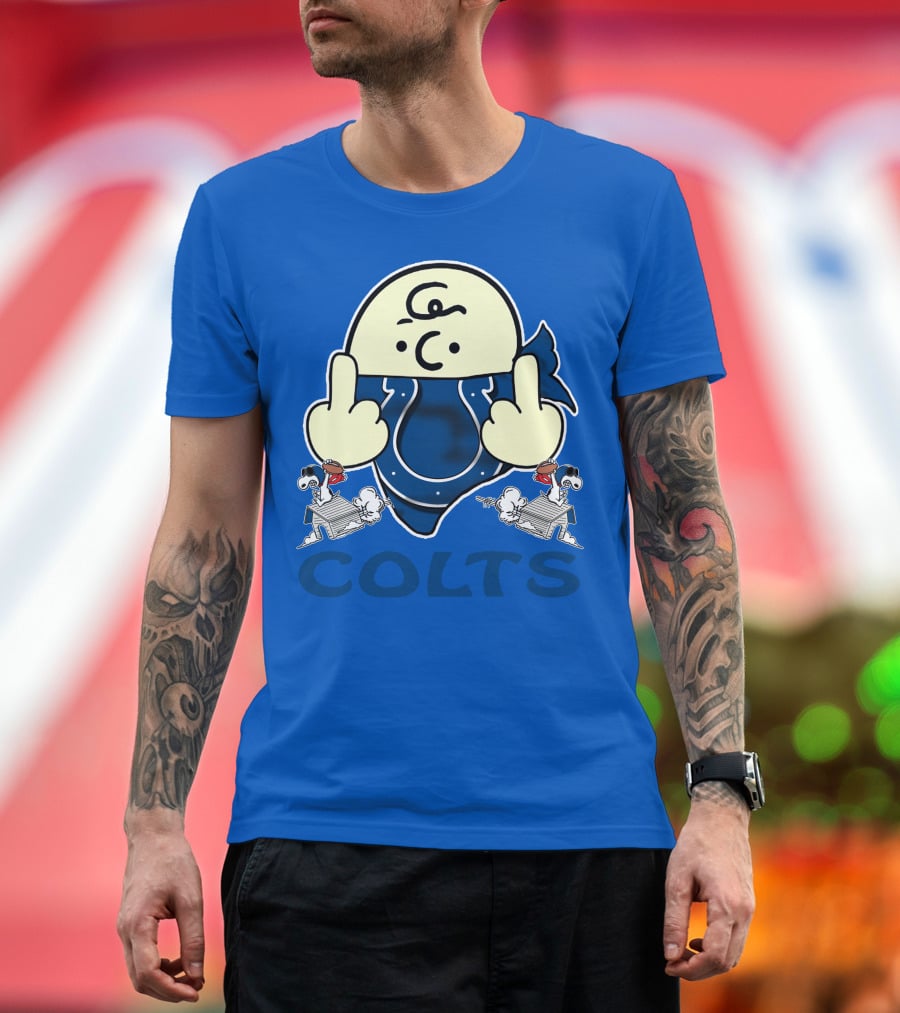 Colts Charlie Brown And Snoopy Indianapolis T-Shirt