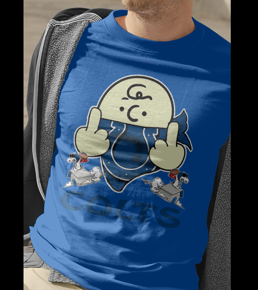 Colts Charlie Brown And Snoopy Indianapolis T-Shirt