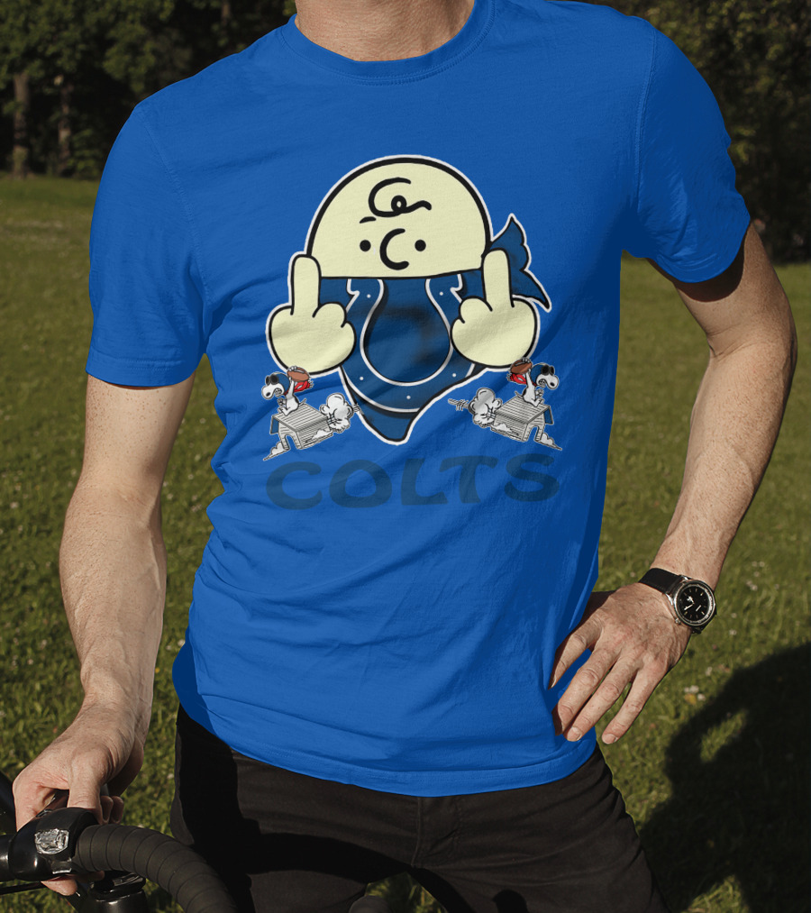 Colts Charlie Brown And Snoopy Indianapolis T-Shirt