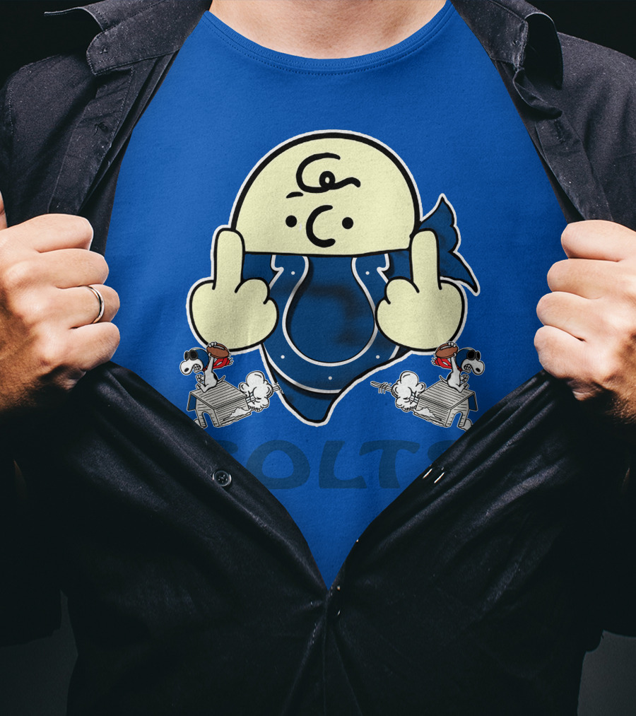 Colts Charlie Brown And Snoopy Indianapolis T-Shirt