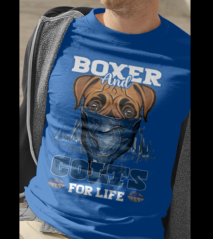 Boxer And Colts For Life T-Shirt