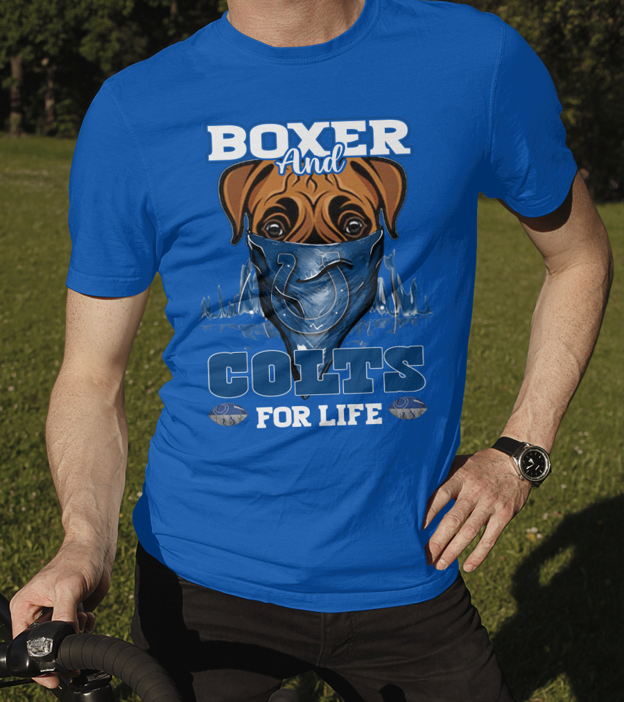 Boxer And Colts For Life T-Shirt