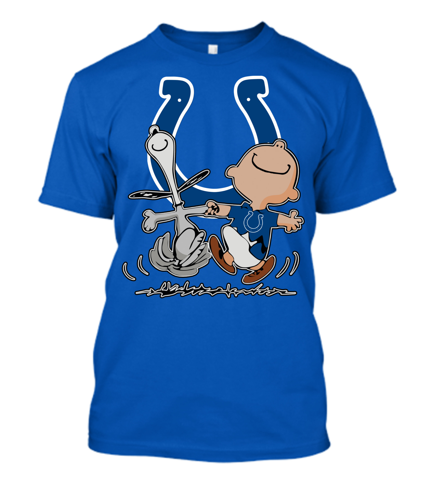 Indianapolis Colts Snoopy And Charlie Brown Dancing T-Shirt