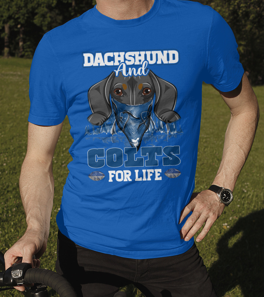 Dachshund And Colts For Life T-Shirt
