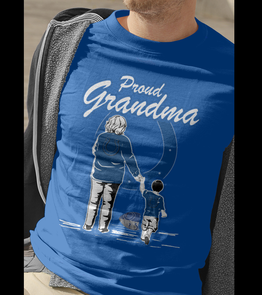 Proud Grandma Indianapolis Colts Fan Connection Commitment T-Shirt