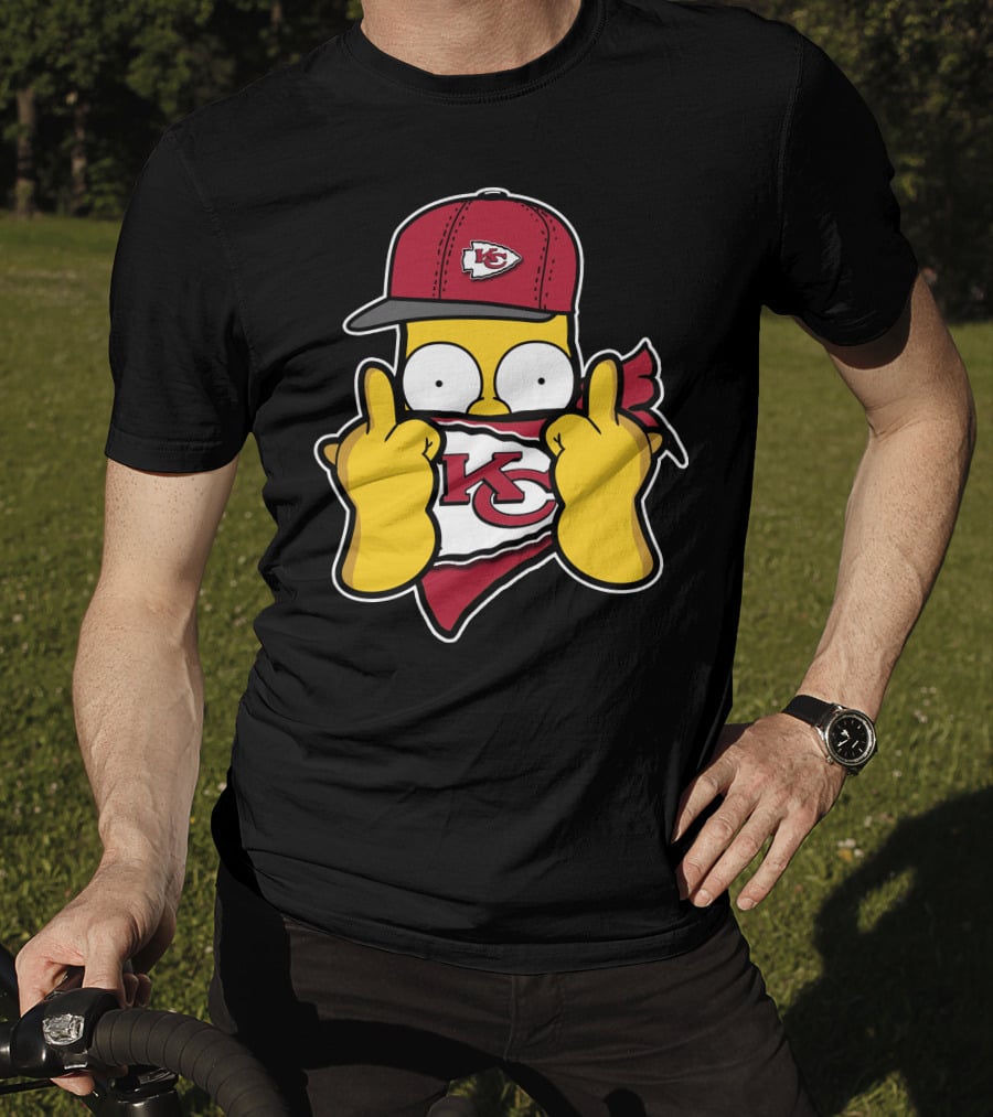 Kansas City Chiefs Homer Simpson T-Shirt