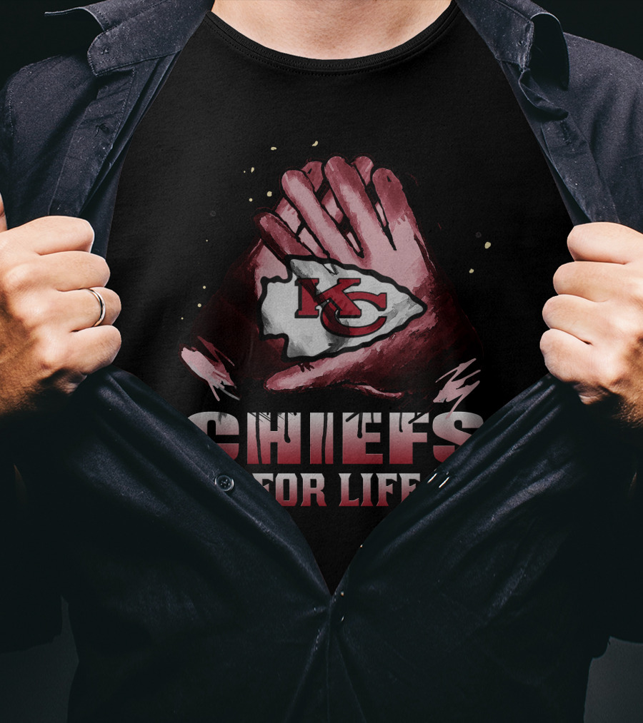 Kansas City Chiefs 15 Kc Logo Chiefs For Life T-Shirt