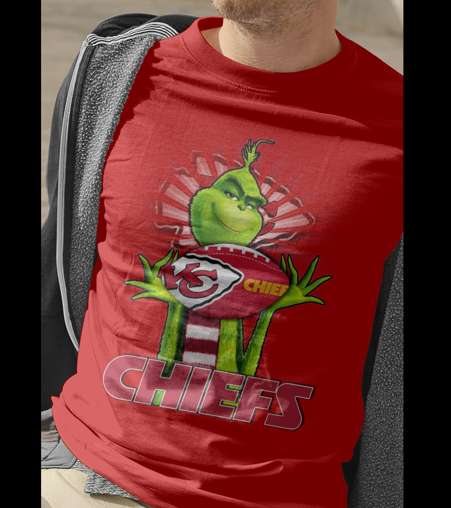 Grinch Chiefs Football KC T-Shirt