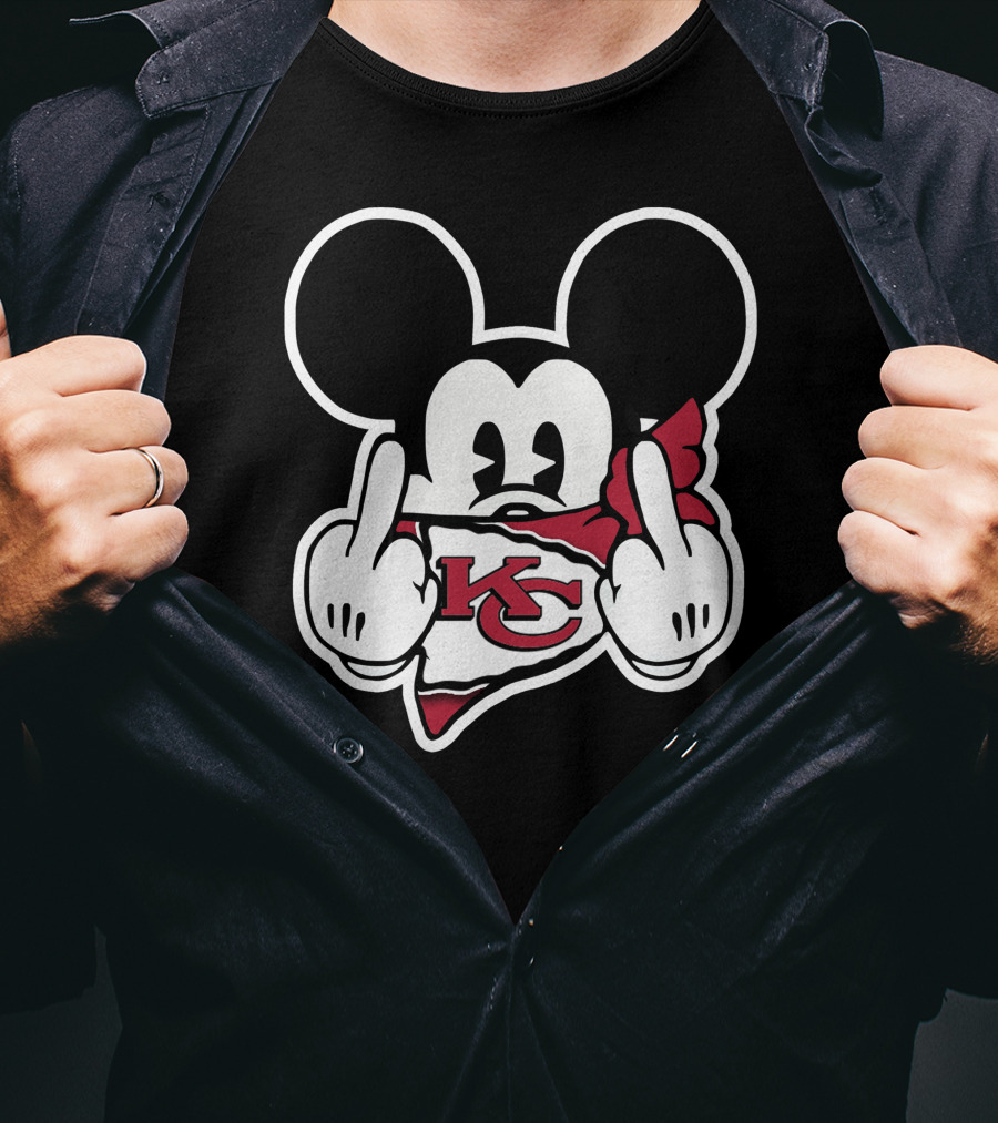 Kansas City Chiefs Kc Logo Gesture T-Shirt